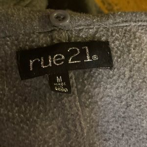 Rue 21 Gray Jacket Medium